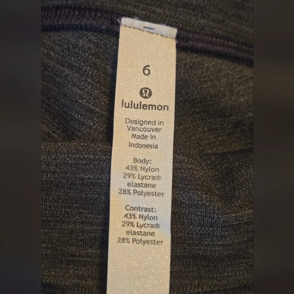 NWOT Lululemon Wunder Under HR Tight  Gray And Silver  Leggings